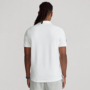 Clothing Manufacturer Men's Short Sleeve Solid Polo White XL