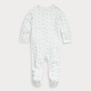 Custom Baby Boy's Long Sleeve Romper with Screen Printing Graphic