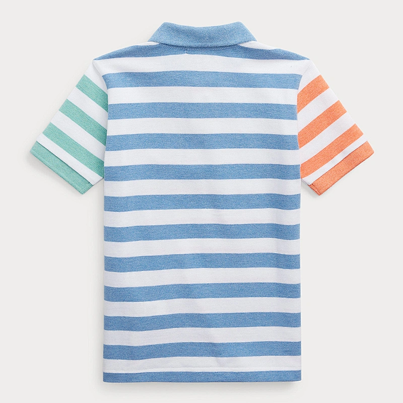 Custom Boys' Striped Jersey Polo shirt