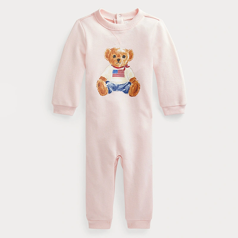 Custom Baby Girls'Fleece Footed Sleep and Play Coveralls