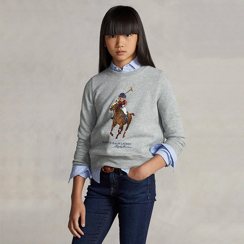 Custom Girls Classic-fit Sweatshirts Long Sleeve Crewneck Pullover