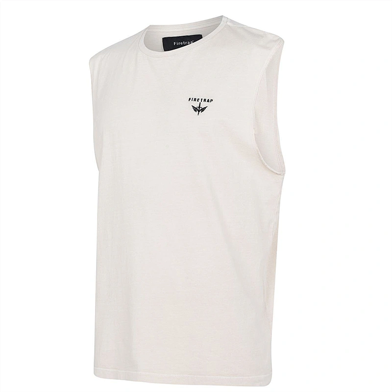 Custom Men's Tank Top Athletic Men's Cotton Sleeveless T-shirt