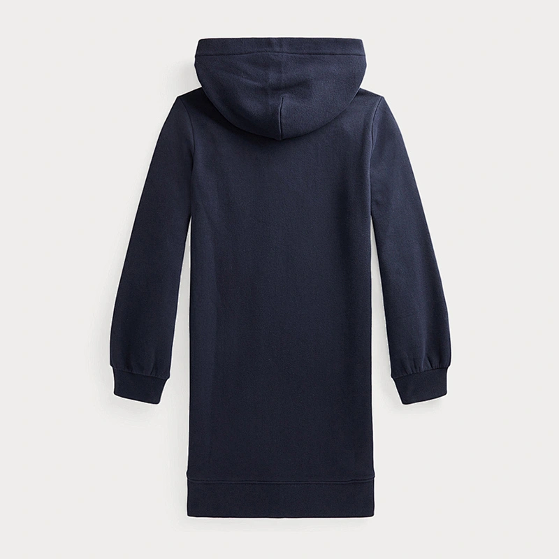 Custom Girls Casual Hoodie Sweatshirt Dress with Hood