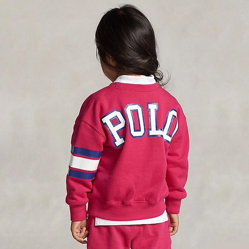 Custom Girls' Crewneck Pullover Hoodie Sweatshirt