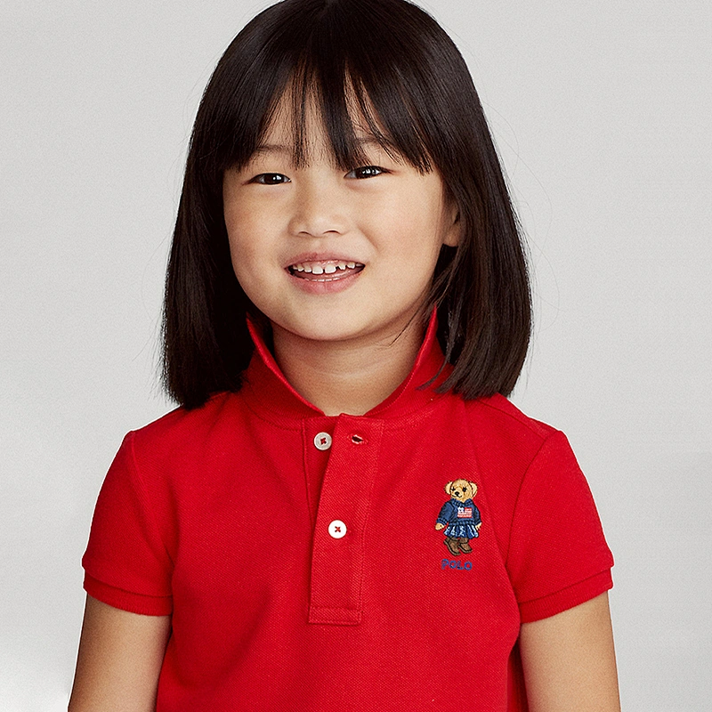 Girls' Short-Sleeve Uniform Polo shirt