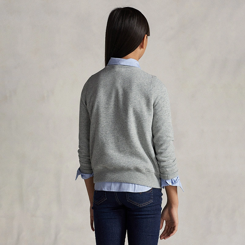 Custom Girls Classic-fit Sweatshirts Long Sleeve Crewneck Pullover