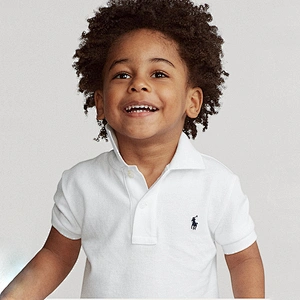 Boy's Embroidered short Sleeve polo shirt