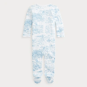 Custom Baby Boy's Long Sleeve Romper with Screen Printing Graphic