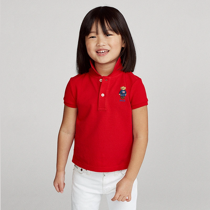 Girls' Short-Sleeve Uniform Polo shirt