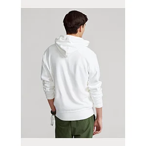 Custom Men's Lightweight Full-zip Hooded Sweatshirt with Embroidered Logo