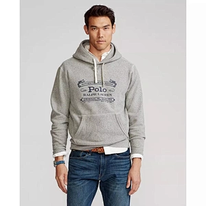 Custom Mens Classic Soft Cotton Fleece Hoodies Casual Active Sweatshirt With Kanga Pocket