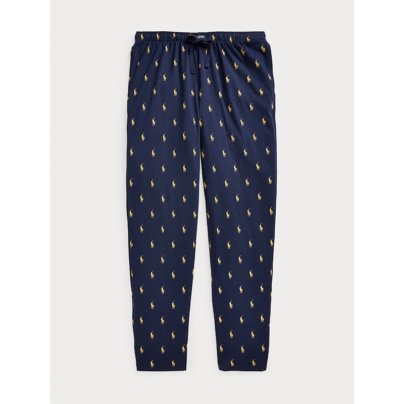 Custom Men's Cotton Printed Pajama Pants Lightweight Sports Pants with Pockets