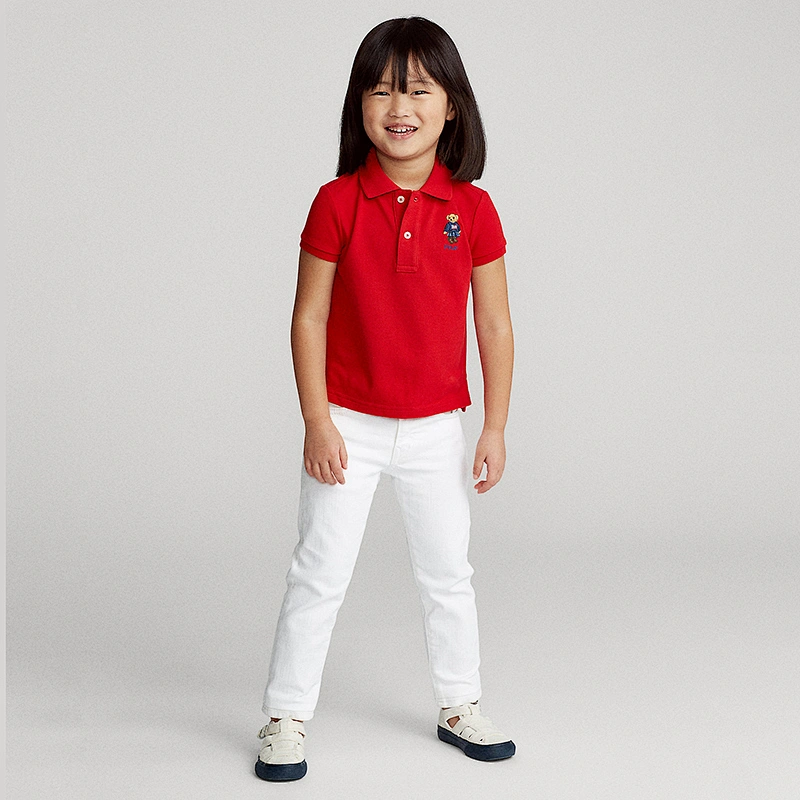 Girls' Short-Sleeve Uniform Polo shirt
