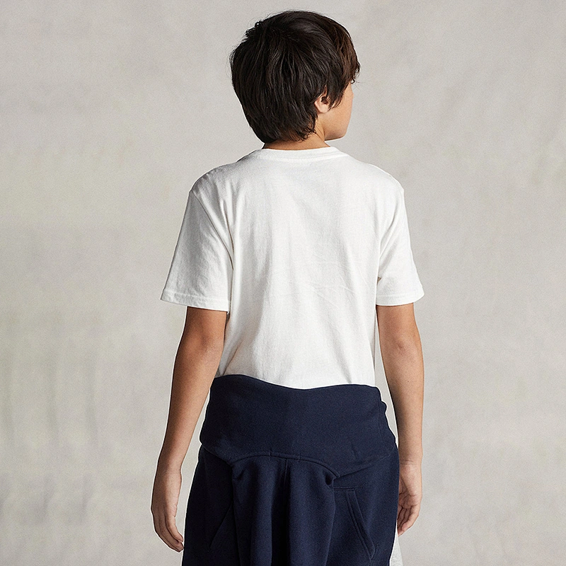 Custom Boys Shirts Summer Crewneck Boys T-Shirt Athletic Tees