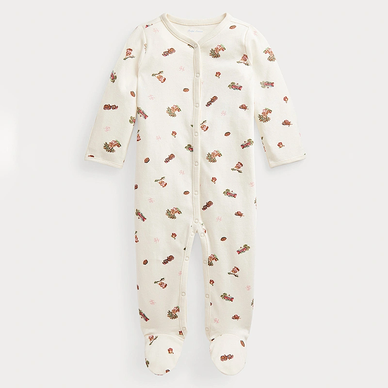 Custom Baby Girls'Fleece Footed Sleep and Play Coveralls