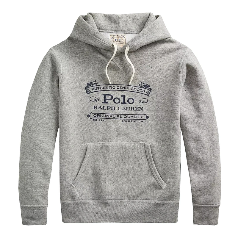 Custom Mens Classic Soft Cotton Fleece Hoodies Casual Active Sweatshirt With Kanga Pocket