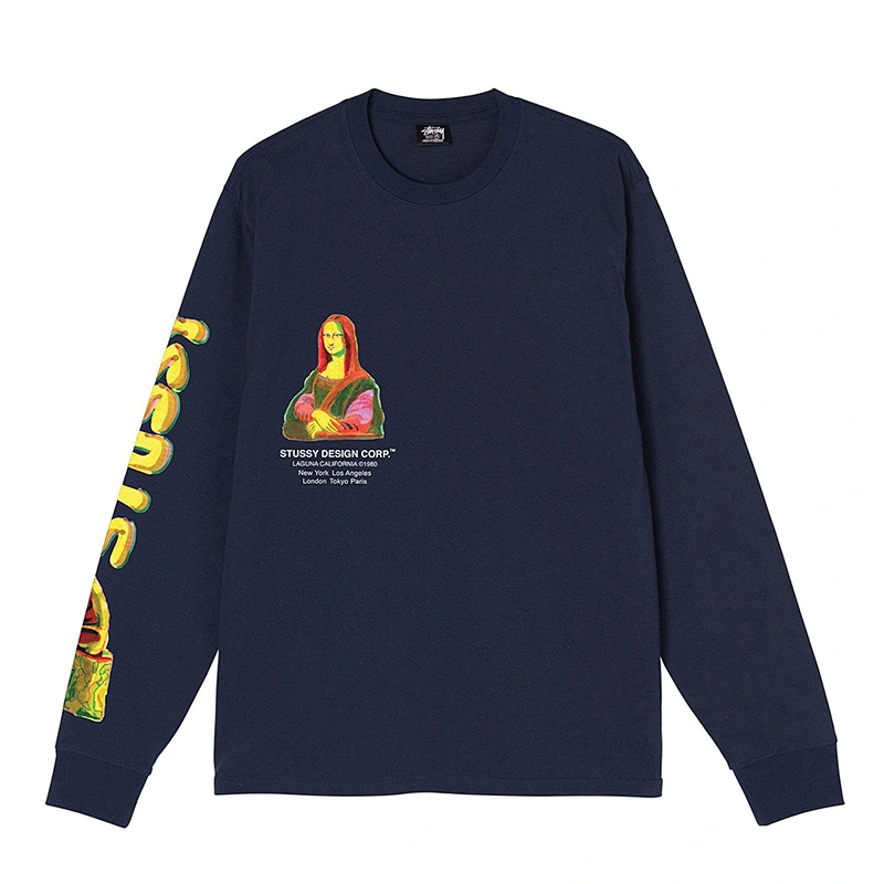 Custom Men's Long Sleeve Graphic T-shirt Customized Graphic