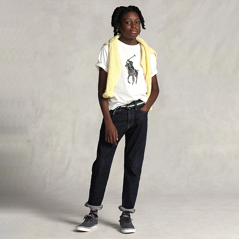 Custom Boy's graphic Short-sleeve Crewneck Cotton T-short