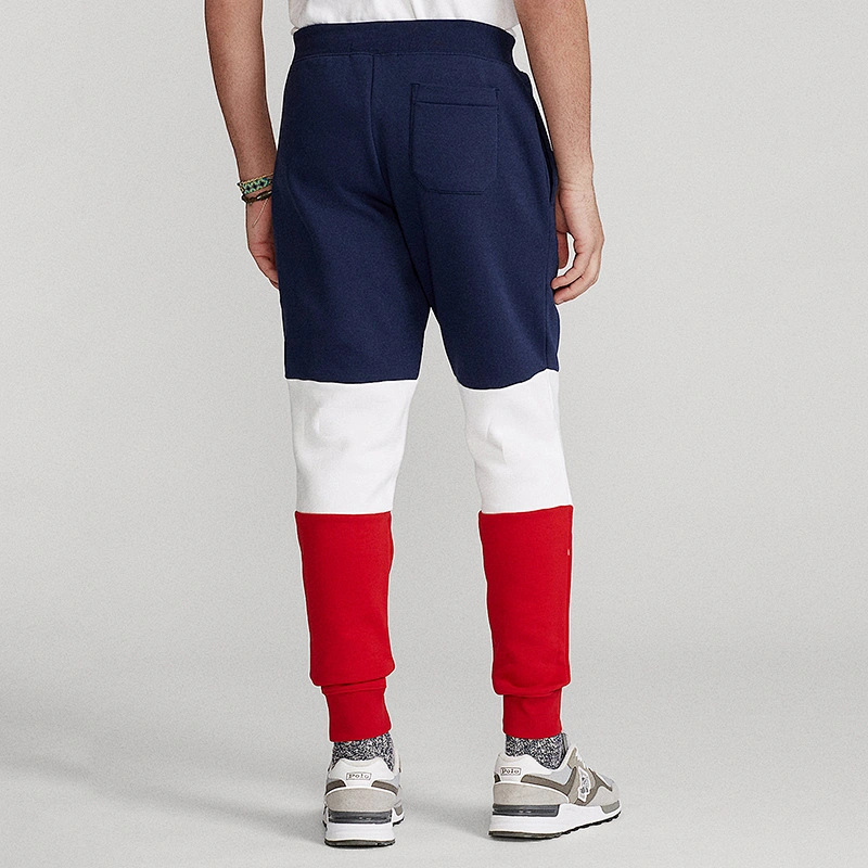 Custom Men's Color Block Sweatpants with Novelty Color