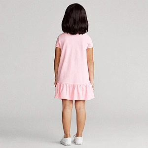 Custom Classic Girls Toddler Uniform Pique Polo Dress