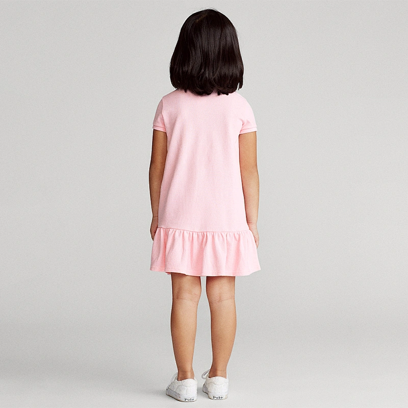 Custom Classic Girls Toddler Uniform Pique Polo Dress