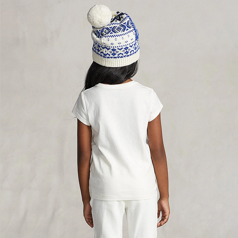 Custom Girl's Short Sleeve T-shirt Summer Cotton Tee