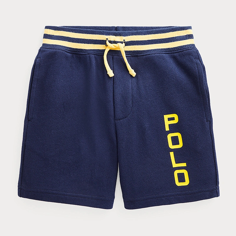 Custom Boy's Classic Fleece Active Casual Sweat Shorts with Screen Printing Logo