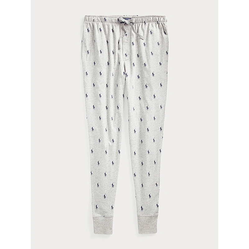 Custom Men's Cotton Printed Pajama Pants Lightweight Sports Pants with Pockets