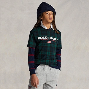 Custom Boy's Classic Plaid Cotton T-shirt Summer Tee