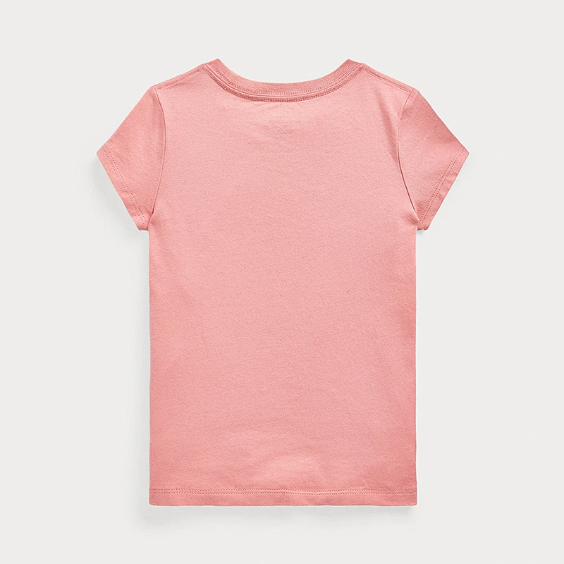 Custom Girls' Basic Short Sleeve Graphic Top
