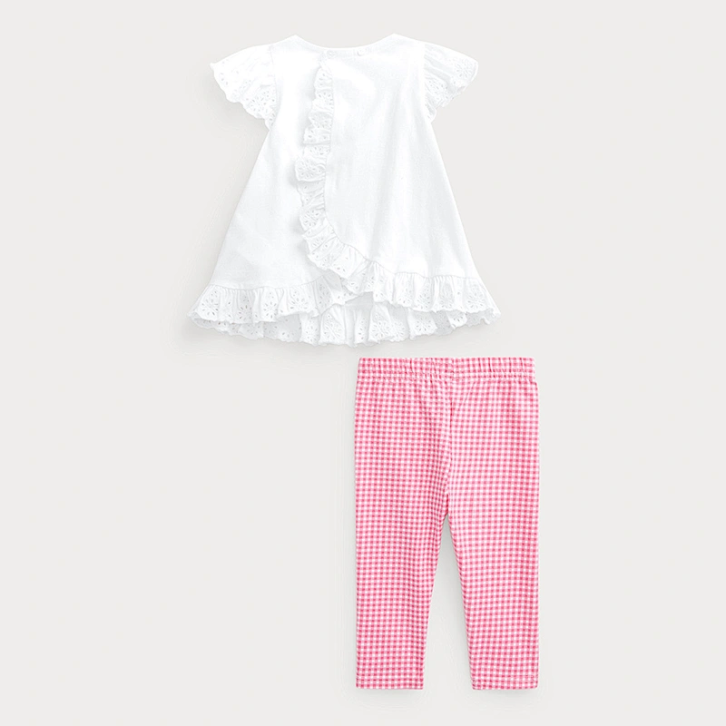 Custom Cute Baby Girls Shirts & Pants Set
