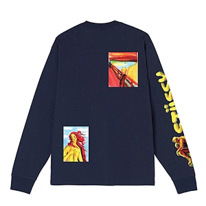 Custom Men's Long Sleeve Graphic T-shirt Customized Graphic