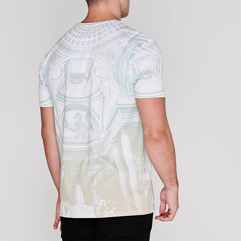Clothing manufacturer Mens 3D Digital Printed Pattern T-Shirts Top Tees