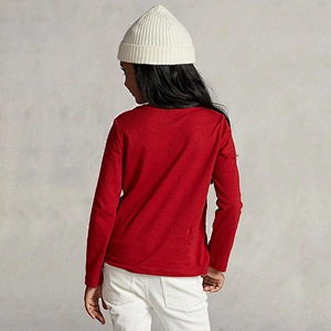 Custom Girl's Long SleeveT-Shirt Graphic Top
