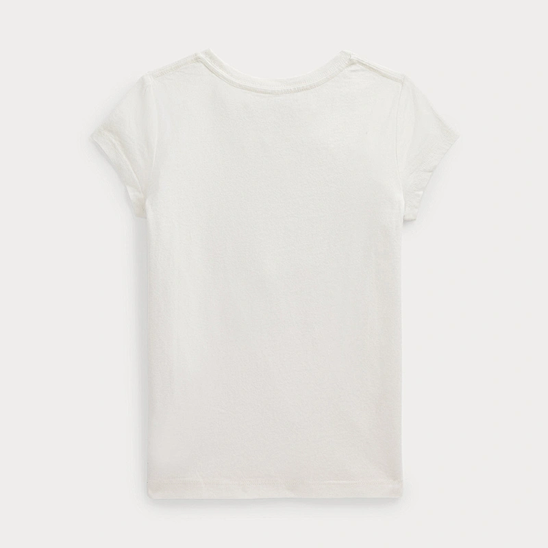 Custom Girl's Short Sleeve T-shirt Summer Cotton Tee