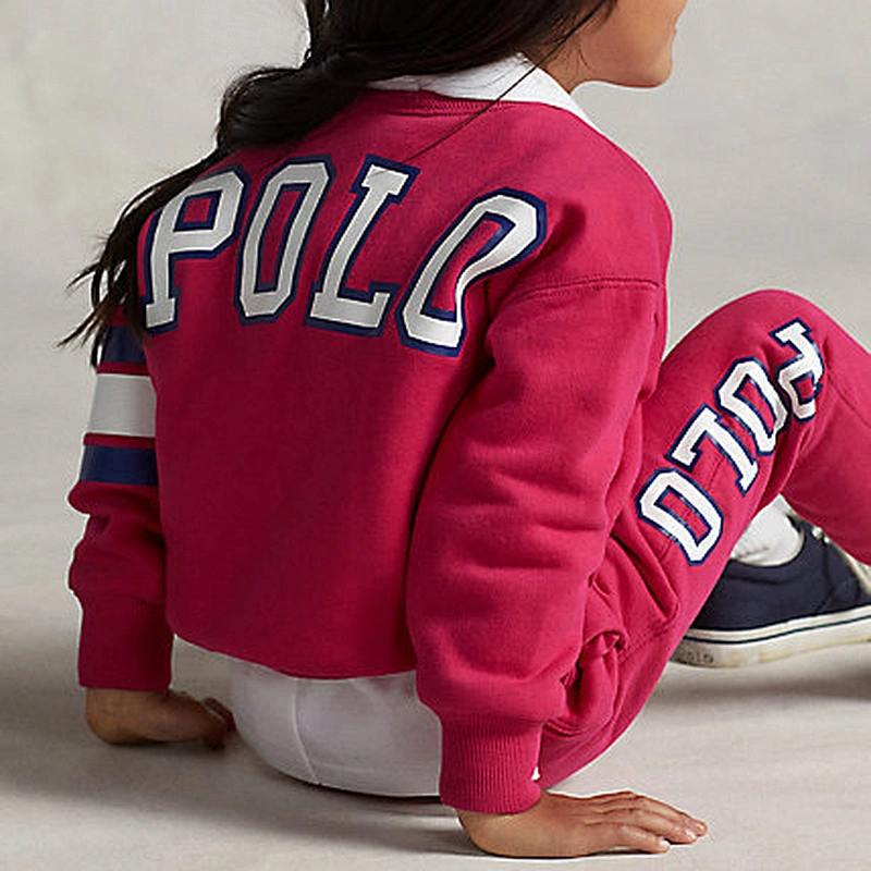 Custom Girls' Crewneck Pullover Hoodie Sweatshirt