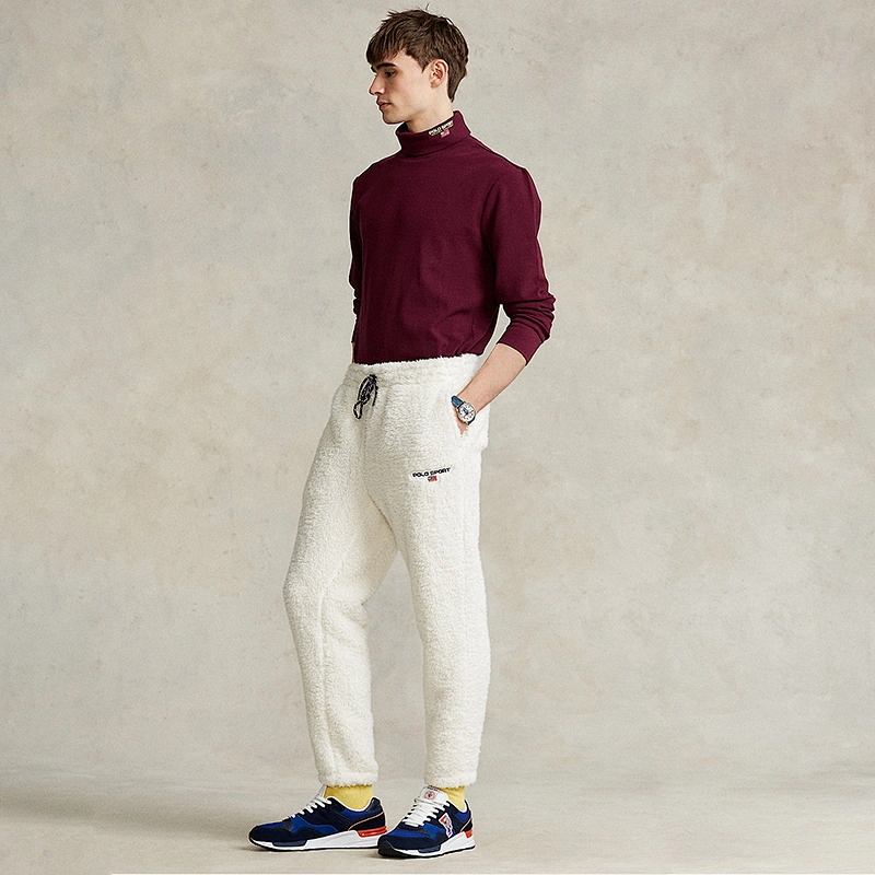 Custom Mens Basic Turtleneck Long Sleeve Solid Casual T-Shirt