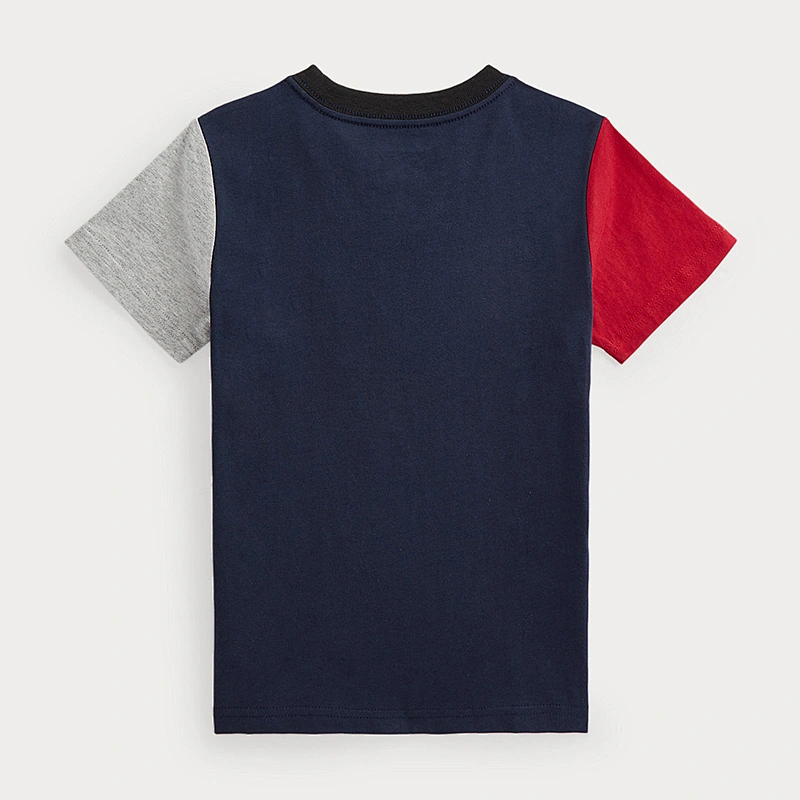 Custom Boy's Letter Graphic Crewneck T-shirt