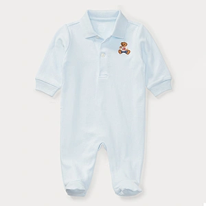 Custom Baby Boy's Long Sleeve Romper with Screen Printing Graphic