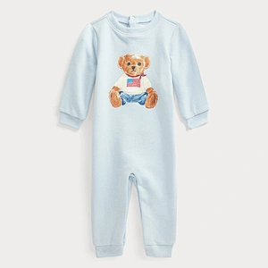 Custom Baby Boy's Long Sleeve Romper with Screen Printing Graphic