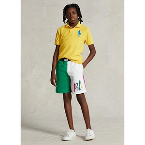 Custom Boy's Fleece Jogger Shorts, Printed Jersey Shorts