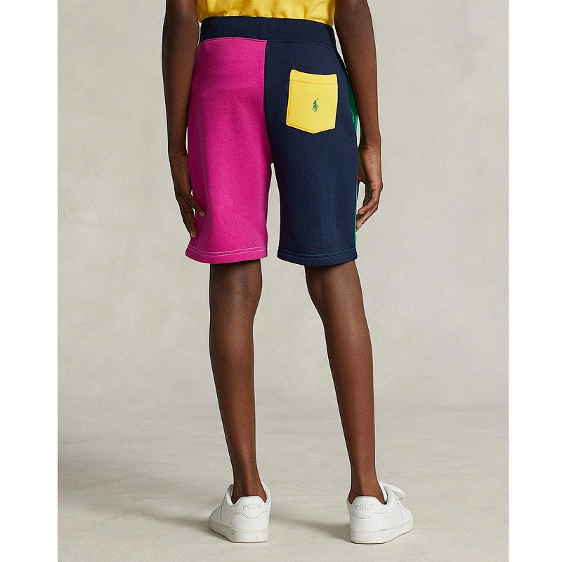 Custom Boy's Fleece Jogger Shorts, Printed Jersey Shorts