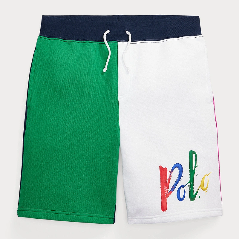 Custom Boy's Fleece Jogger Shorts, Printed Jersey Shorts