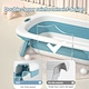 Faltbadewanne in der Toilette