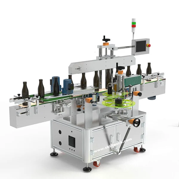 Square bottle/jars/cans labeler