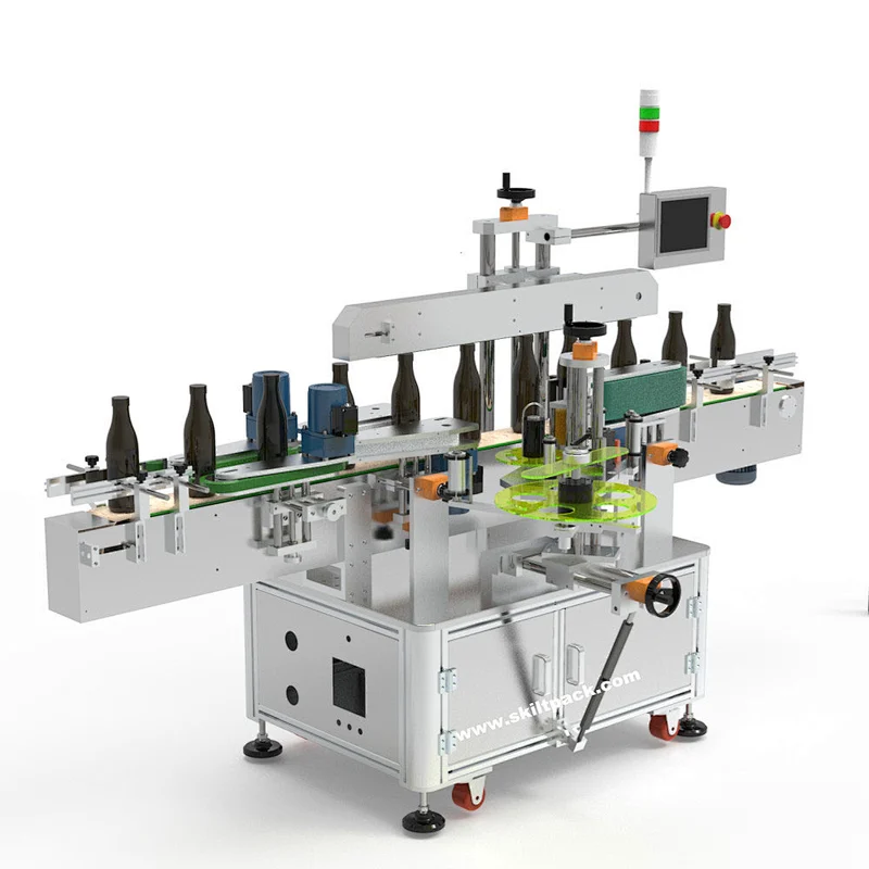 Square bottle/jars/cans labeler