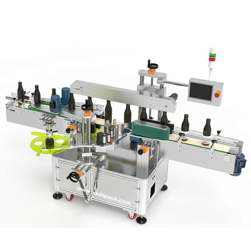 Square bottle/jars/cans labeler