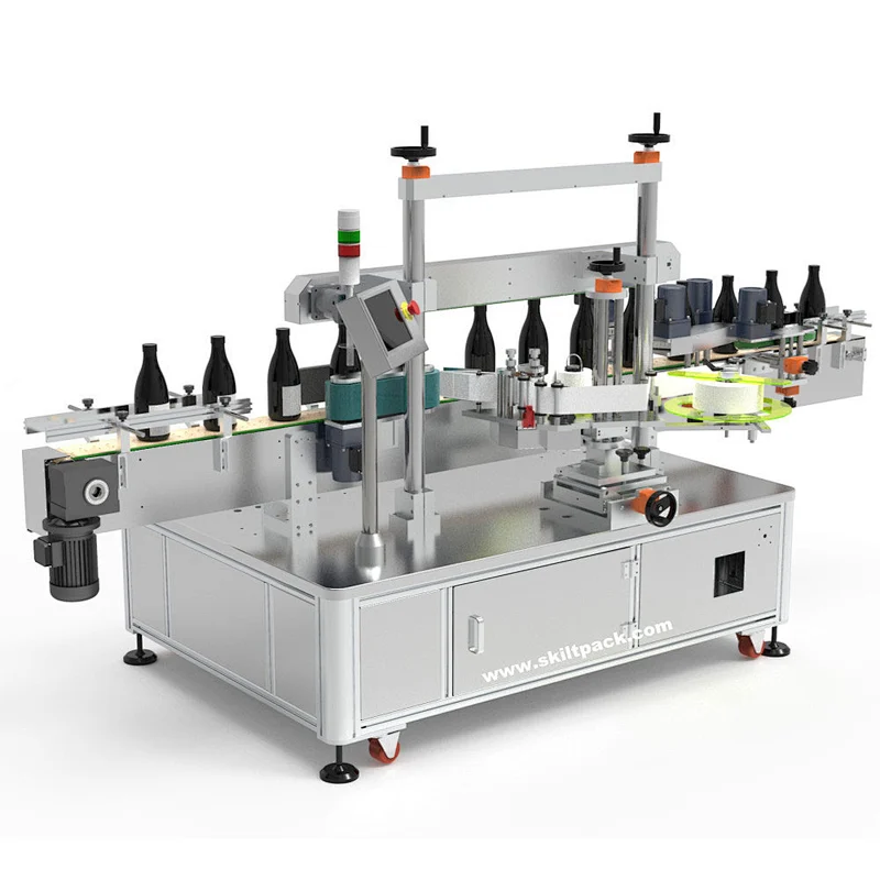 Square bottle/jars/cans labeler