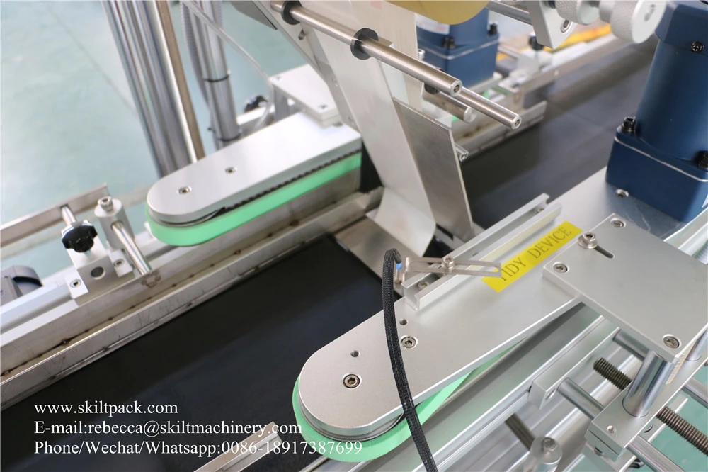 auto bag c-wrap labeling machine label applicator SKILT Machinery
