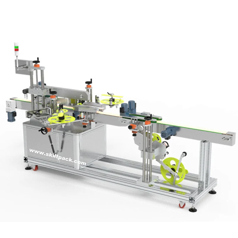 Front & back & bottom labeler